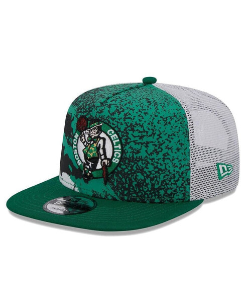 Men's Kelly Green Boston Celtics Court Sport Speckle 9Fifty Snapback Hat