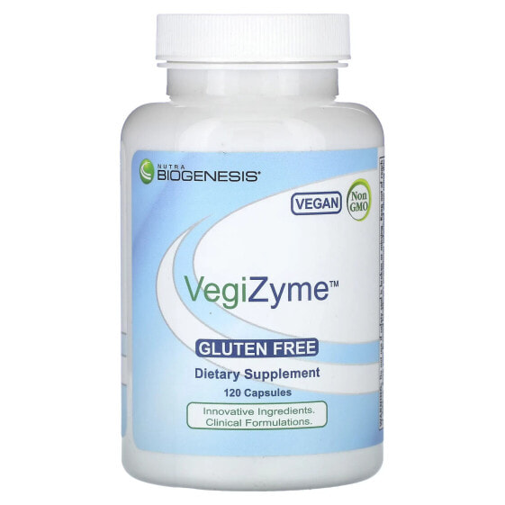 Nutra BioGenesis, VegiZyme, 120 капсул