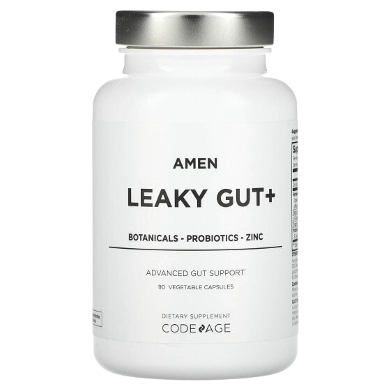 Витамины для пищеварительной системы CodeAge Amen, Leaky Gut+, 90 капсул