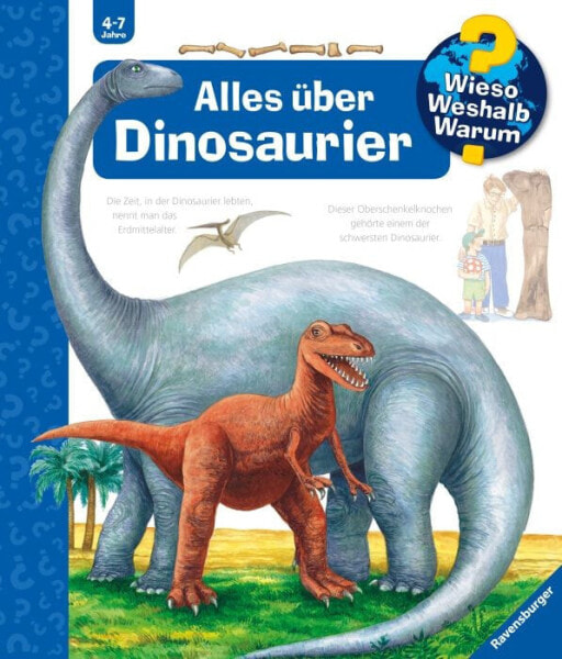 Книга Ravensburger WWW 12 Всё о динозаврах
