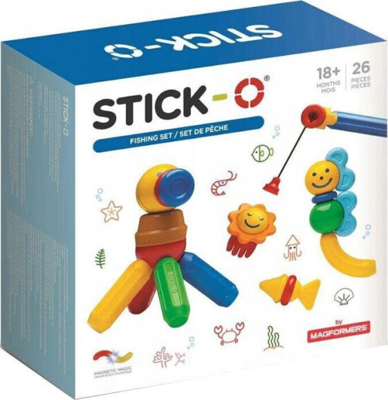 Конструктор Magformers Stick-O Magnetic Blocks Fishing Set.