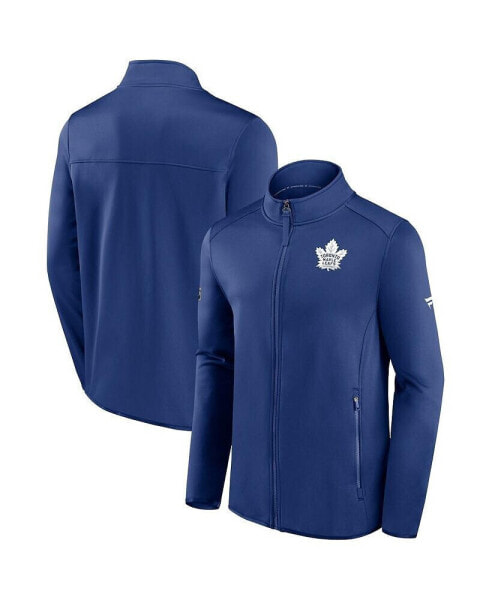 Men's Blue Toronto Maple Leafs Authentic Pro Rink Fleece Full-zip Jacket