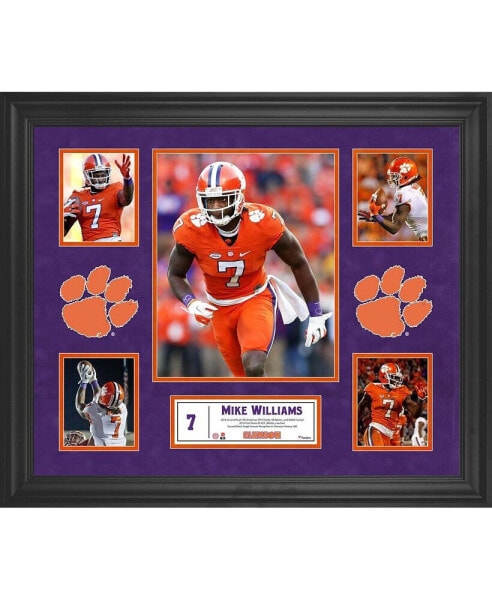 Mike Williams Clemson Tigers Framed 23" x 27" 5-Photo Collage