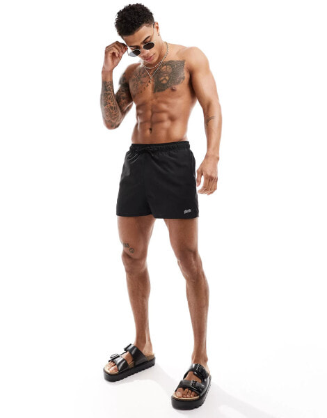 Pull&Bear swimshort in black