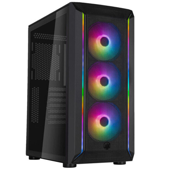 SilverStone Fara 511Z Midi-Tower, Tempered Glass - schwarz