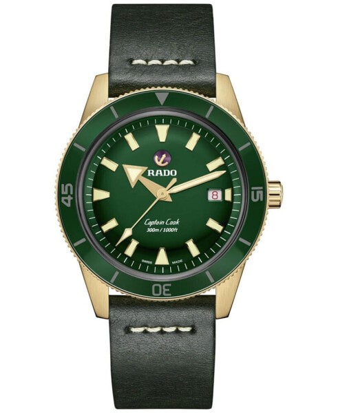 Часы Rado Captain Cook Green 42mm