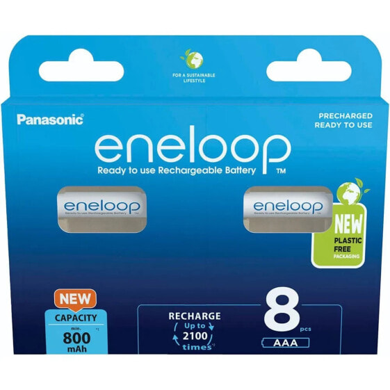 ENELOOP BK-4MCDE/8BE Rechargeable Battery 800mAh 8 Units