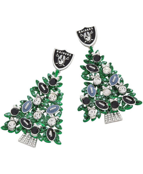 Women's Las Vegas Raiders Tree Earrings