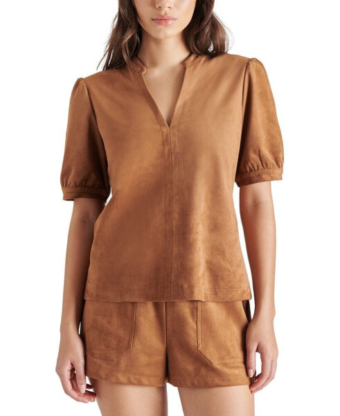 Women's Jane Faux-Suede Top