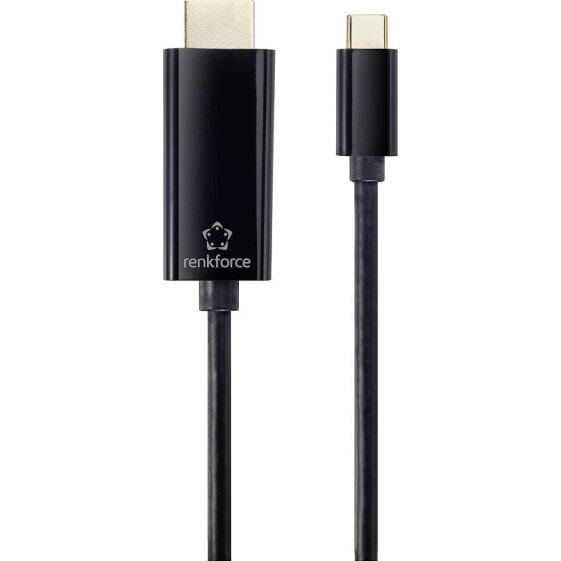 Conrad Electronic SE Renkforce RF-4531592 - 1.8 m - USB Type-C - HDMI - Male - Male - Straight