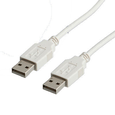 VALUE USB 2.0 Cable - A - A - M/M 1.8 m - 1.8 m - USB A - USB A - Male/Male - 480 Mbit/s - White