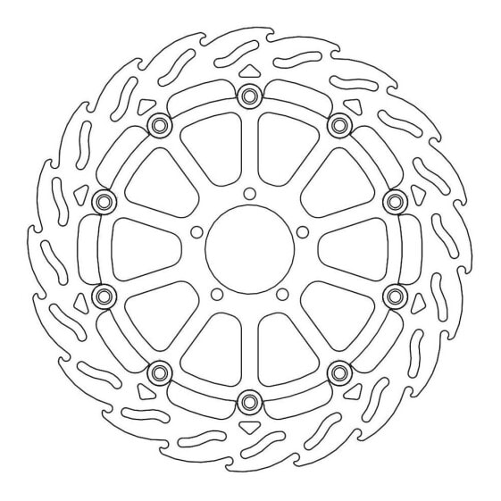 MOTO-MASTER Flame KTM/Yamaha 112220 Left front brake disc