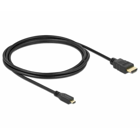 DELOCK Micro HDMI To HDMI Cable hdmi 2.1 cable 2 m