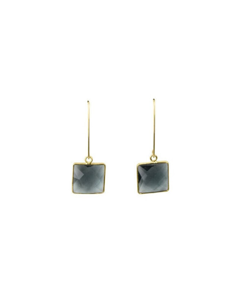 London Stone Drop Earrings with 14K Gold Filled Artesian Earwires