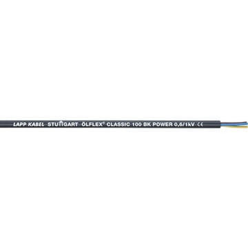 Lapp ÖLFLEX Classic 100 BK 0.6/1kV - Low voltage cable - Black - Polyvinyl chloride (PVC) - Cooper - 1.5 mm² - 29 kg/km