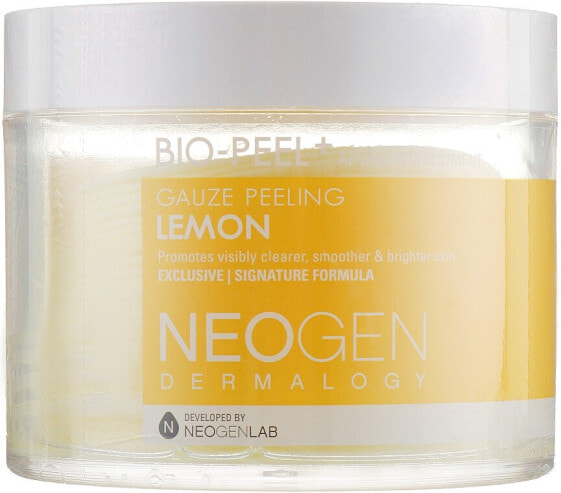 Peeling-Pads für das Gesicht für klare und glatte Haut - Neogen Dermalogy Bio Peel Gauze Peeling Lemon 8 St.