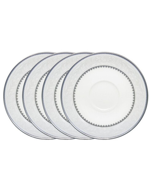 Brocato Set of 4 Saucers, Service For 4