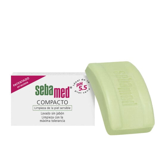 Твердый гель Sebamed Compacto без мыла для ванной Чувствительная кожа 100 g