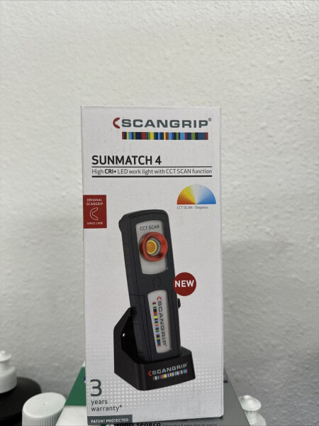 Scangrip Sunmatch 4 Work Light, 500 Lumen, CCT SCAN, High CRI+