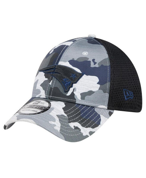 Men's Camo/Black New England Patriots Active 39Thirty Flex Hat