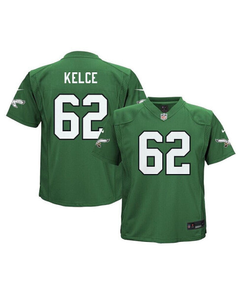 Футболка Nike для малышей Philadelphia Eagles Jason Kelce зеленая