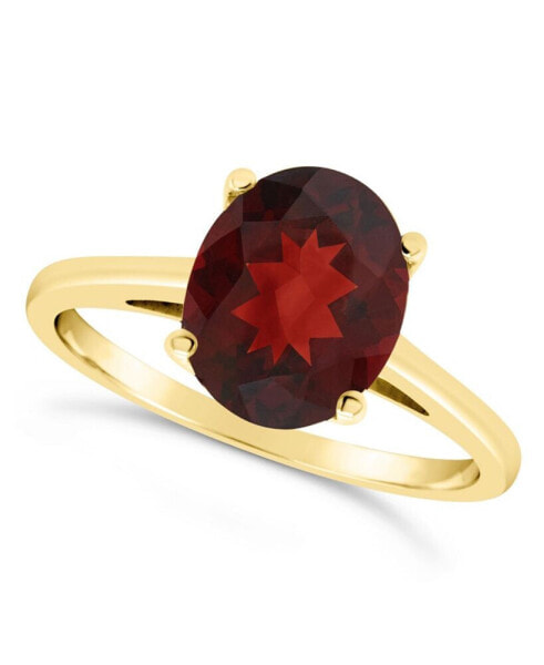 Garnet (3-1/10 ct. t.w.) Ring in 14K Yellow Gold