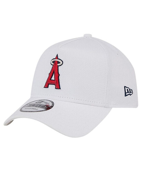 Men's White Los Angeles Angels TC A-Frame 9FORTY Adjustable Hat