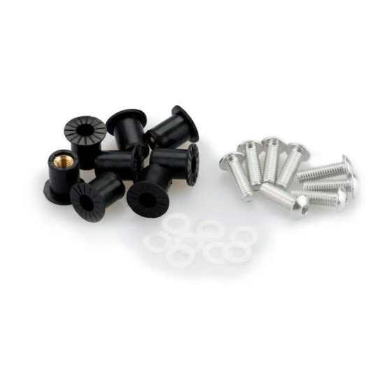 PUIG Universal Screw Kit Anodized With Wellnuts