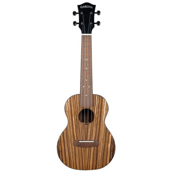 Cascha Concert Ukulele Zebra Wood