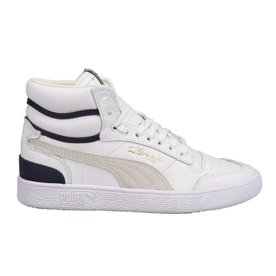 Puma Majesty Mid High Top Mens White Sneakers Casual Shoes 39610203