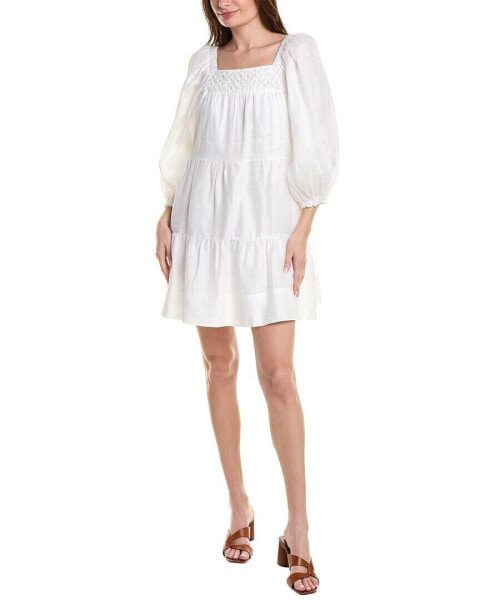 Tyler Böe Ansley Linen Shift Dress Women's White L