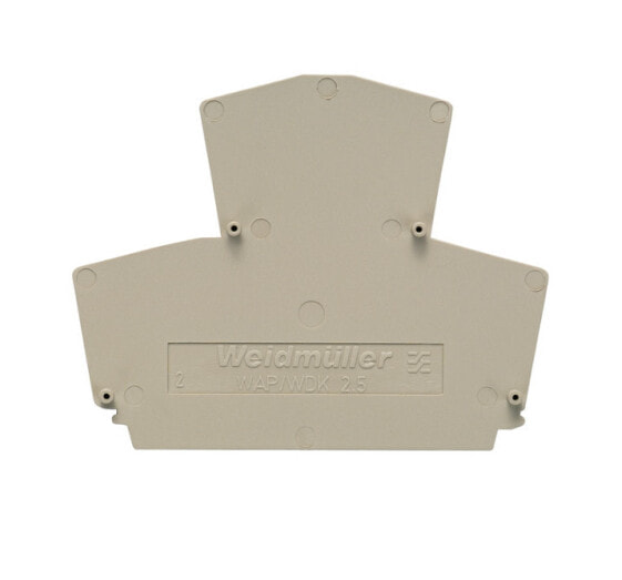 Weidmüller WAP WDK2.5/BLZ/O.ZA LG - End plate - 20 pc(s) - Wemid - Grey - -50 - 120 °C - V0