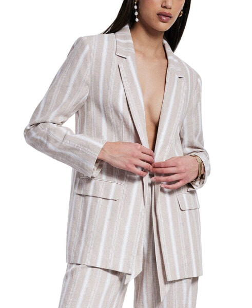 Women's Open-Front Notch-Lapel Blazer