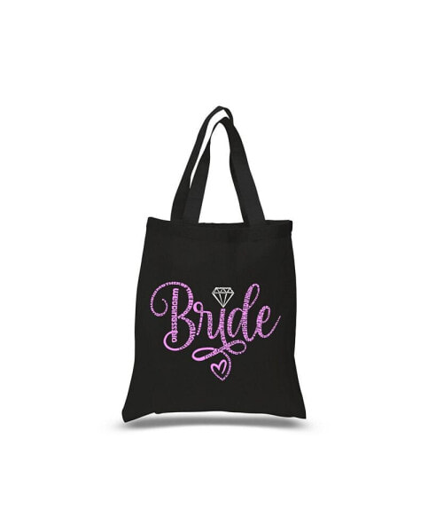 Bride - Small Word Art Tote Bag