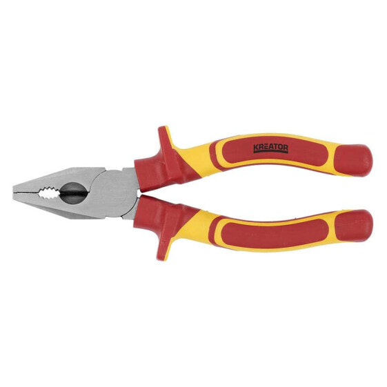 KREATOR 150 mm VDE Combination Adjustable Pliers