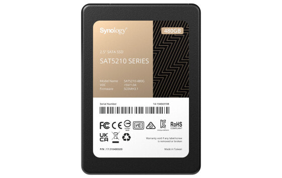 Synology SSD 2.5” SATA 480GB - 480 GB - 2.5"