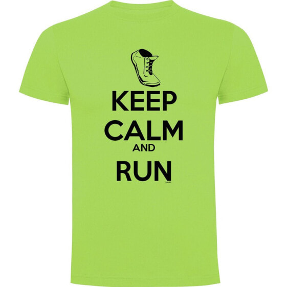 KRUSKIS Keep Calm And Run short sleeve T-shirt