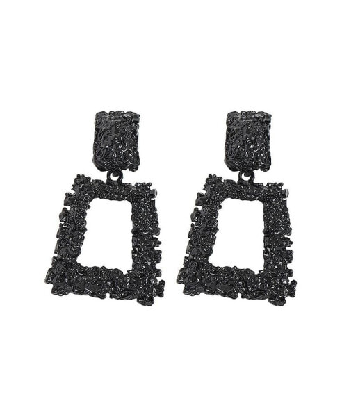 Women's Corroded Drop Earrings