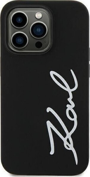 Karl Lagerfeld Etui Karl Lagerfeld KLHCN61SKSVGK Apple iPhone 11/XR czarny/black hardcase Silicone Signature