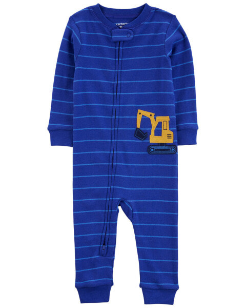 Baby 1-Piece Construction 100% Snug Fit Cotton Footie Pajamas 12M