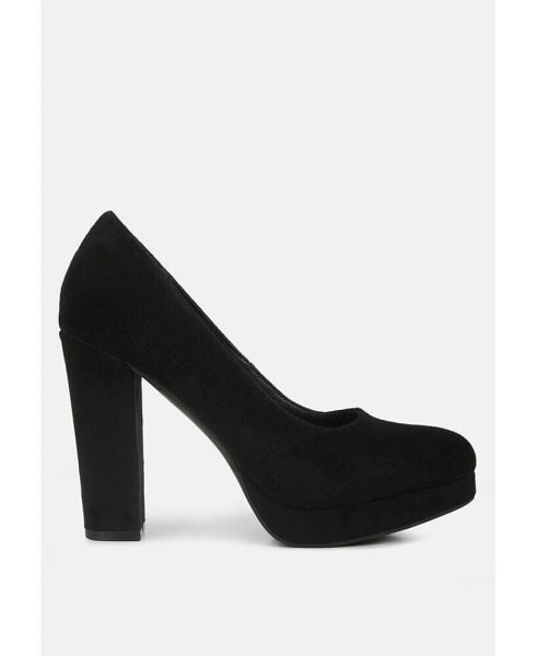 Туфли London Rag Delia Suede Block Heel