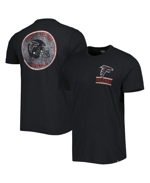 Men's Black Atlanta Falcons Open Field Franklin T-shirt