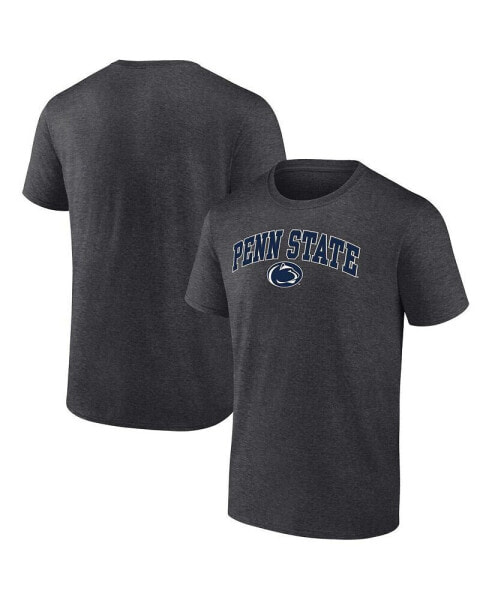 Men's Heather Charcoal Penn State Nittany Lions Campus T-shirt