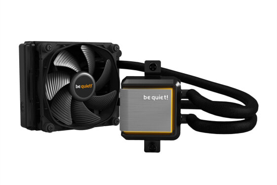 Be Quiet! Silent Loop 2 120mm All In One CPU Water Cooling - 1 X 120mm PWM Fan - For Intel Socket: 1200 / 2066 / 115X / 2011(-3) square ILM; For AMD Socket: AMD: AM4 / AM3(+) - All-in-one liquid cooler - 12 cm - Black