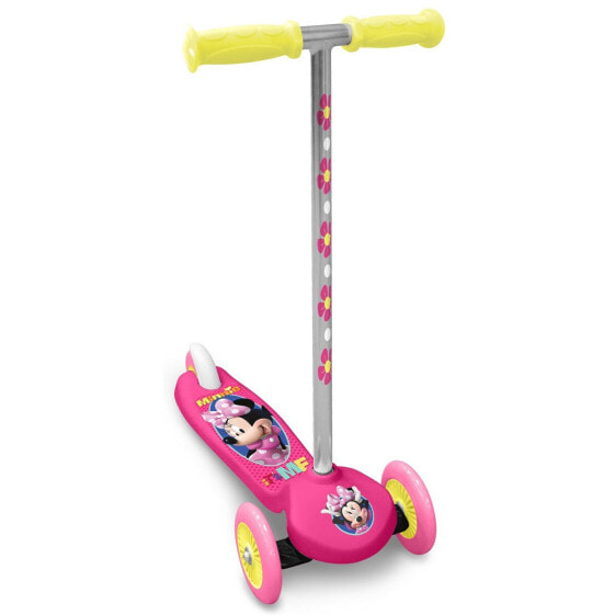 Самокат детский Minnie Mouse розовый колесики x 3