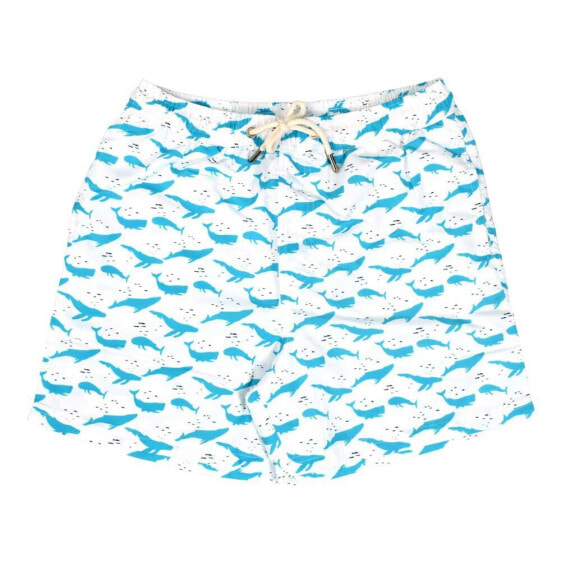 HAPPY BAY Whale. hello there swimming shorts