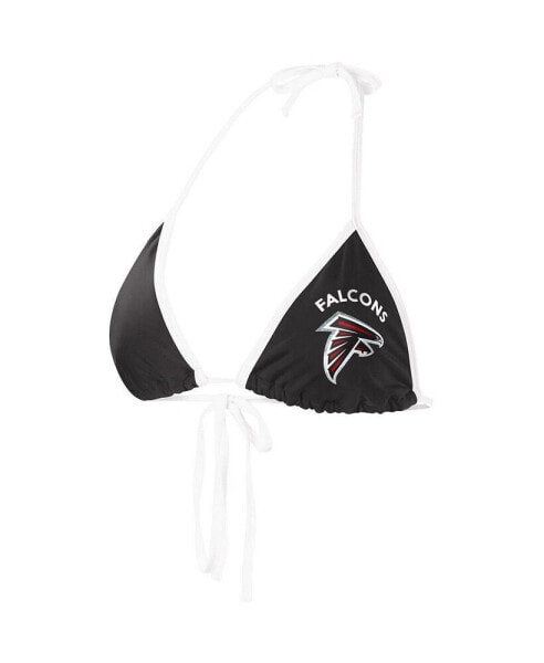 Women's Black Atlanta Falcons Perfect Match Bikini Top