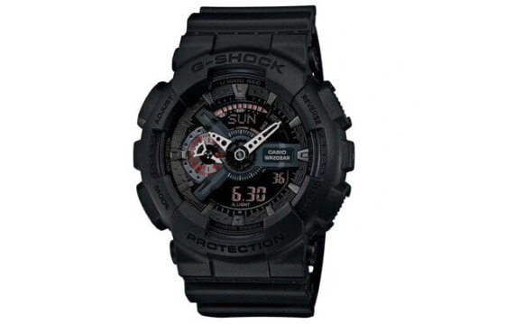 G-SHOCK 主题系列 黑武士潮流酷黑大表盘 石英机芯 日韩表 男表 黑色GA-110MB-1A#送礼推荐# / G-SHOCK GA-110MB-1A GA-110MB-1A