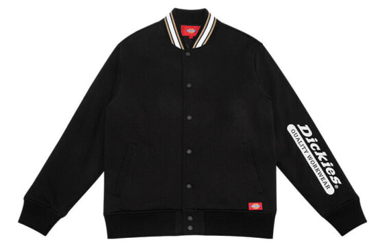 Dickies 袖部印花圆领长袖抓绒充棉夹克 男款 黑色 / Куртка Dickies DK008131BLK модель Trendy Clothing