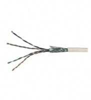 Wentronic CAT 5e Network Cable - SF/UTP - 100m - grey - 100 m - Cat5e - SF/UTP (S-FTP)